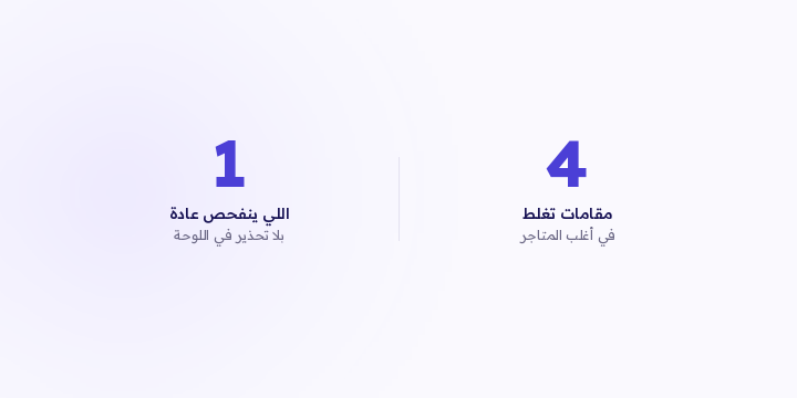 كل مقياس كفاءة قسمة، والخلاف عليه عادة خلاف على النصف السفلي. هنا أربعة مقامات غلط في أغلب المتاجر، وكيف تفحصها.